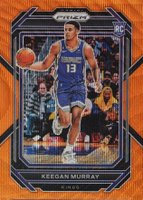 2022 Panini Prizm #245 Keegan Murray Orange Wave Basketball Card