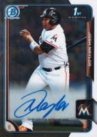 2015 Bowman Chrome Draft Pick Autograph #BCAJN Josh Naylor Baseball Card