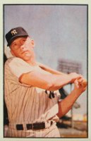 1989 Bowman Inserts # Mickey Mantle 1953 Reprint-Tiffany Baseball Card