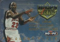 1997 Hoops Frequent Flyer Club #4 Michael Jordan Basketball Card