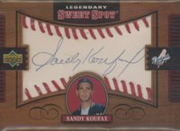2002 Upper Deck Sweet Spot Legendary Signatures #L-SK Sandy Koufax Baseball Card