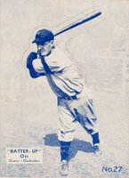 1934 Batter Up #27 Mel Ott Baseball Card
