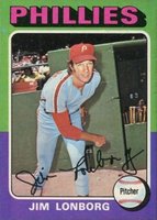 1975 Topps #94 Jim Lonborg Baseball Card