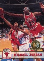 1993 Hoops #28 Michael Jordan 5th Anniversary Basketball Card