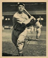 1934 Butterfinger # Jimmy Fox Last Name Error Baseball Card