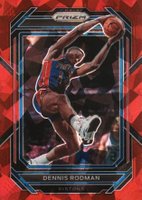 2022 Panini Prizm #291 Dennis Rodman Red Ice Basketball Card