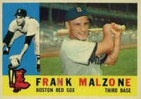 1960 Topps #310 Frank Malzone Baseball Card