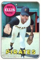 1969 Topps #286 Dock Ellis Baseball Card