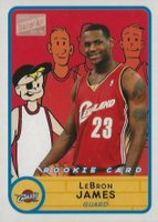 2003 Bazooka #276 LeBron James Mini Basketball Card