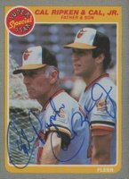 1985 Fleer #641 Father And Son Cal Ripken Jr./sr. Baseball Card