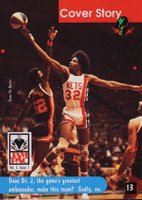 1995 Jam Pac Magazine #13-14 Julius Erving/Michael Jordan Basketball Card