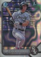 2022 Bowman Chrome Prospects #BCP71 Colson Montgomery Lava Refractor Baseball Card