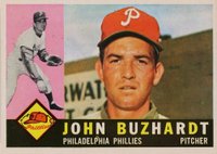 1960 Topps #549 John Buzhardt Baseball Card