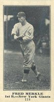 1916 Sporting News #118 Fred Merkle Blank Back Baseball Card