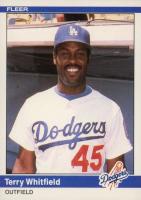 1984 Fleer Update #U-125 Terry Whitfield Baseball Card