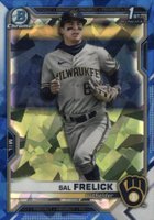 2021 Bowman Draft Chrome Sapphire Edition #BDC172 Sal Frelick Baseball Card