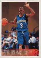 1996 Topps #177 Stephon Marbury Basketball Card