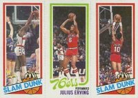 1980 Topps # Hayes/Erving/Brewer Basketball Card
