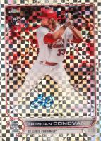 2022 Topps Chrome Update Autographs #ACBDO Brendan Donovan X-Fractor Baseball Card