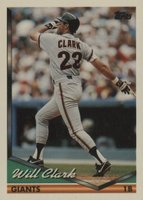 1994 Topps #240 Will Clark Baseball Card