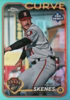 2024 Topps Pro Debut #PDC140 Paul Skenes Chrome-Aqua Refractor Baseball Card
