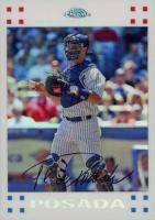 2007 Topps Chrome #114 Jorge Posada White Refractor Baseball Card