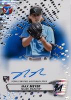 2023 Topps Pristine Pristine Autograph #PAMME Max Meyer Blue Baseball Card
