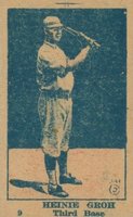 1921 Strip Card #9 Heinie Groh Baseball Card