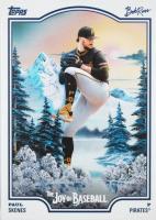 2025 Topps X Bob Ross the Joy of Baseball #9 Paul Skenes Baseball Card