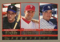 2000 Topps #204 Erubiel Durazo/Nick Johnson/Pat Burrell Baseball Card