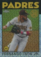 2021 Topps Silver Pack 1986 Chrome Promo #100 Fernando Tatis Jr. Baseball Card