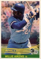1984 Donruss #155 Willie Aikens Baseball Card