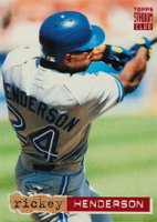 1994 Stadium Club #107 Rickey Henderson Baseball Card