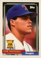 1992 Topps #78 Ivan Rodriguez Baseball Card