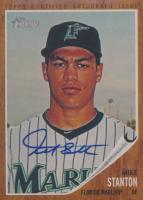 2011 Topps Heritage Real One Autographs #ROAMS Mike Stanton Baseball Card