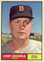 1961 Topps #301 Chet Nichols Baseball Card