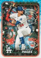 2024 Topps Holiday #H103 Andy Pages Baseball Card