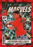 2024 Panini Donruss Diamond Marvels #5 Jackson Holliday Red Ice Baseball Card