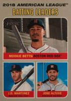 2019 Topps Heritage #62 .D. Martinez/Jose Altuve/Mookie Betts Baseball Card