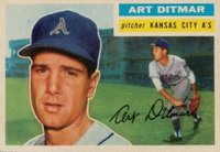 1956 Topps #258 Art Ditmar Baseball Card