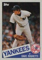1985 Topps #260 Dave Righetti Baseball Card