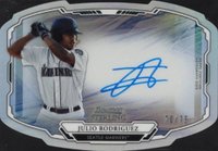 2019 Bowman Sterling Die-Cut Autographs #JR Julio Rodriguez Baseball Card