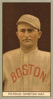 1912 Brown Backgrounds Broadleaf #149 Hub Perdue Baseball Card