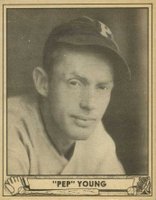 1940 Play Ball #106 Pep Young Baseball Card