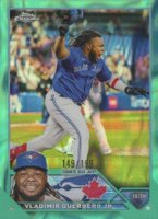 2023 Topps Chrome #50 Vladimir Guerrero Jr. Aqua Lava Refractor Baseball Card