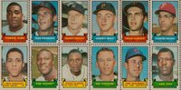 1969 Topps Stamps Panels # MLB Players 12 Stamp Panel #1 Baseball Card
