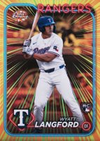 2024 Topps Chrome Radiating Rookies #RR11 Wyatt Langford Baseball Card