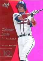 1998 Skybox E-X2001 #6 Chipper Jones Essential Credentials Future Baseball Card