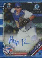 2019 Bowman Chrome Prospects Autographs #CPAAK Alejandro Kirk Choice Refractor Baseball Card