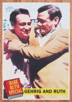 2011 Topps Heritage  #140 Gehrig and Ruth Baseball Card